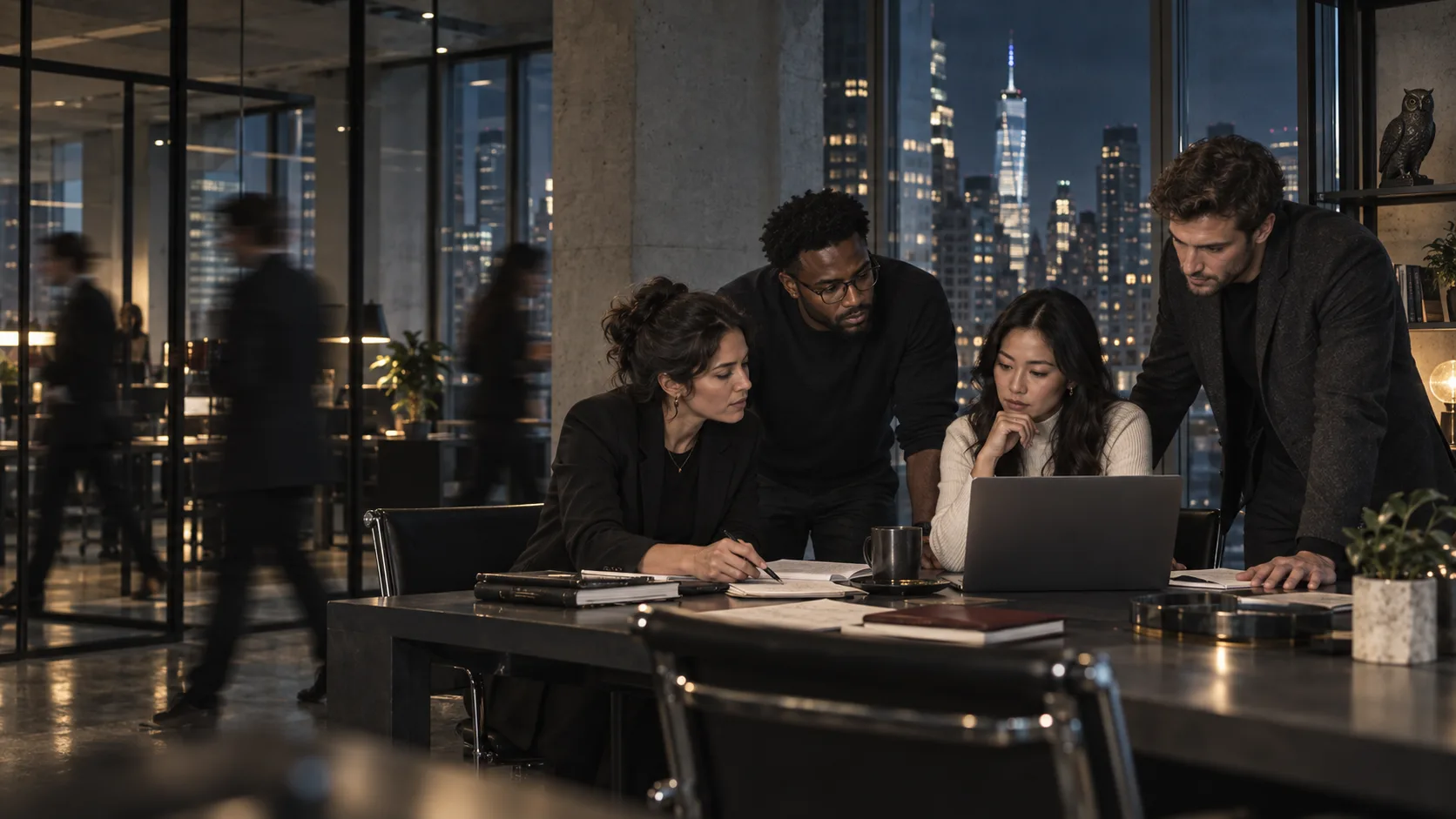 A revenue team making a coordinated decision in New York