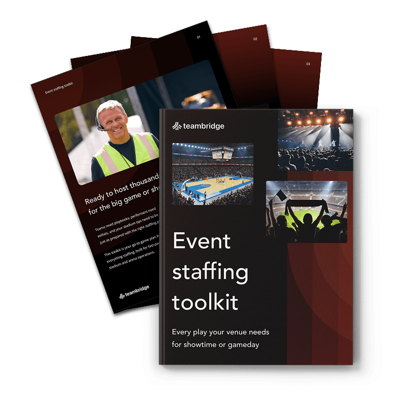Event staffing toolkit for venues